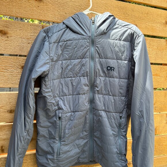 Outdoor Research Light Gray Puffer Jacket - Picture 2 of 7